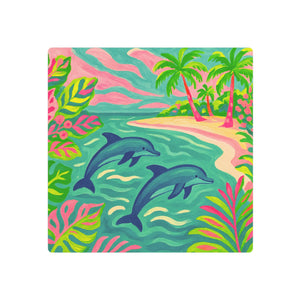 Metal Art Sign/Wall Decor — Jumping Dolphins