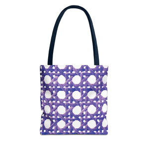 Beach Chair Wicker/Amethyst Tote Bag - 3 Sizes