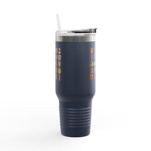 Insulated Travel Mug, 40oz / Tiny Tiki Dudes - Perfect for Outdoor Adventures
