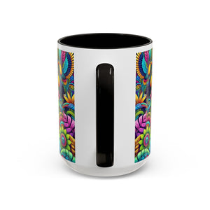 Accent Color Coffee Mug, Many Colors - 11oz & 15oz / Rainforest Music