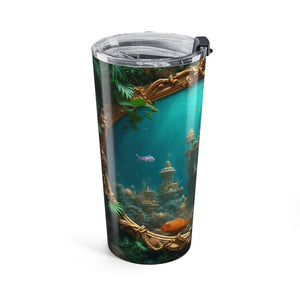 20oz Tumbler – Fantasy Underwater Ocean Palace