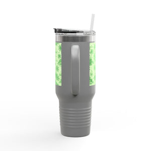 Insulated Travel Mug, 40oz / Faraway Toile/Green - Perfect for Outdoor Adventures