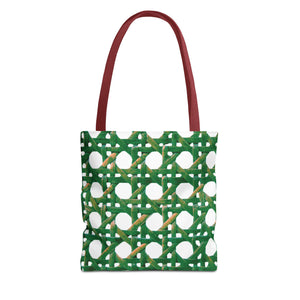Beach Chair Wicker/Green Tote Bag - 3 Sizes
