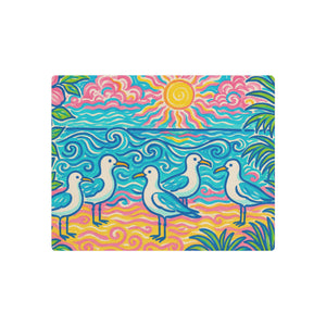 Metal Art Sign/Wall Decor ~ Seagulls on the Beach