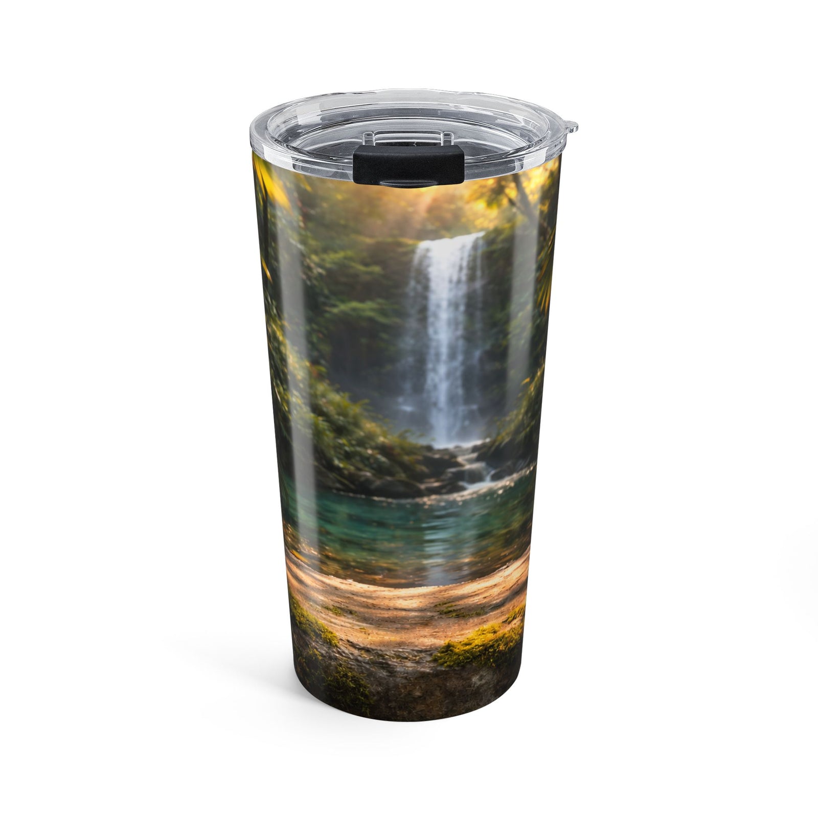 20oz Tumbler — Secret Rainforest Waterfall Travel Cup