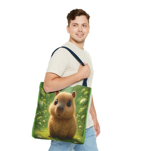 Baby Capybara Tote Bag - 3 Sizes