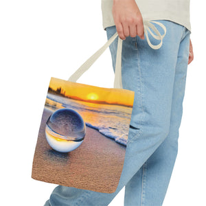 Sunset Beach Crystal Ball Tote