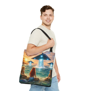 UFOs & Mermaids Tote Bag - 3 Sizes