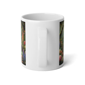 Jumbo Mug, 20oz, Sumatran Rainforest Rabbits | Tropical Coffee Cup