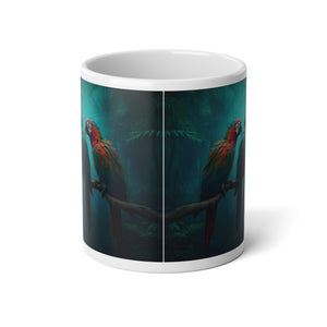 Jumbo Mug, 20oz, Parrot Friends | Tropical Coffee Cup