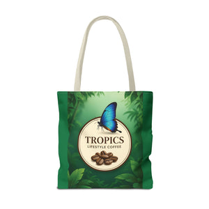 Branded Coffee Butterfly Tote Bag - 3 Sizes