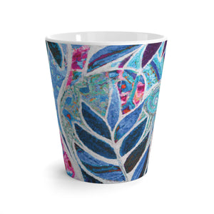 Latte White Mug - Perfect for Coffee Enthusiasts / Amazon Whimsy, Blue