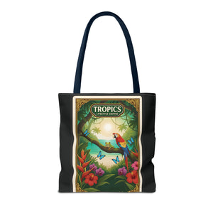 Tote Bag — Parrot Friends at Seashore, TLC Logo