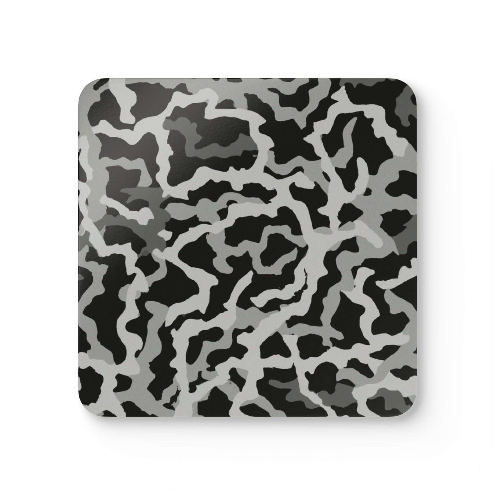 Coaster Set/4 - Coral Threads, Noir