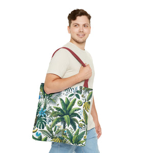 More Tropical Fruit/White Tote Bag - 3 Sizes