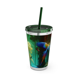 Tropical Tumbler with Straw | 16 oz: Flight School