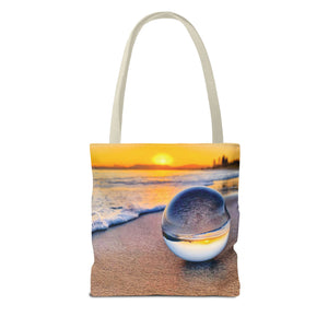 Sunset Beach Crystal Ball Tote