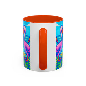 Accent Color Coffee Mug, Many Colors - 11oz & 15oz / Pelican Party