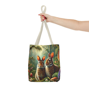 Tropical Sumatran Rabbits Tote Bag - 3 Sizes