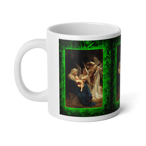 Religious Jumbo Mug, 20oz, Song of the Angels | Tropical Coffee Cup