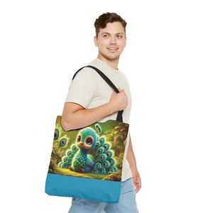 Baby Peacock Trio Tote Bag - 3 Sizes