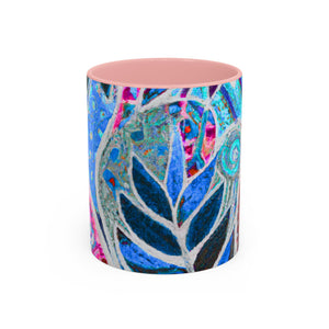 Accent Coffee Mug (11, 15oz), 8 Colors - Amazon Whimsy, blue