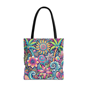 Happy Tropics Tote Bag - 3 Sizes
