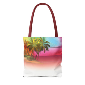 Watercolor Sunset Tote Bag - 3 Sizes