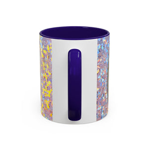 Colorful Mugs (11oz, 15oz), Disco Sand Dollar Macro