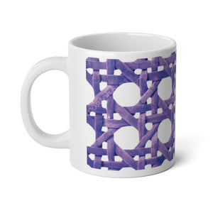 Jumbo Mug, 20oz, Chair Wicker Amethyst | Tropical Coffee Cup