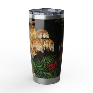 Vagabond 20oz Tumbler ~ Hollywood Regency Parrot