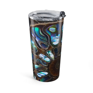 20oz Tumbler – Abalone & Ammonite Tropical Travel Cup