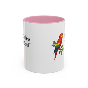 Tropics Lifestyle Coffee Mug — Colorful Macaw Parrot 11oz