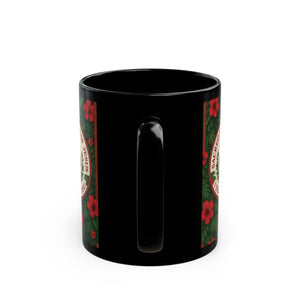 Religious Black Coffee Mug - Sacred Heart of Jesus Prayer