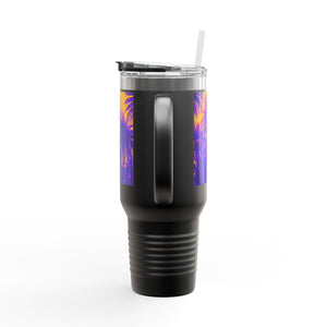 Tiny Palm Island/Palm Insulated Travel Mug - 40oz - Perfect for Outdoor Adventures