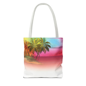 Watercolor Sunset Tote Bag - 3 Sizes