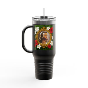 Religious Insulated Travel Mug, 40oz / "Head of Christ" Jesus Portrait - Perfect for Outdoor Adventures