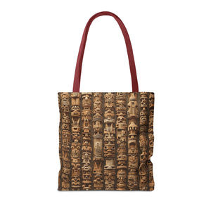 Ancient Tiki Totems Tote Bag - 3 Sizes