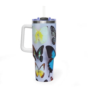 40oz Butterfly Garden Vacuum Thermal Tumbler