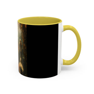 Colorful Mugs (11oz, 15oz), Three Mermaid Sisters, Black