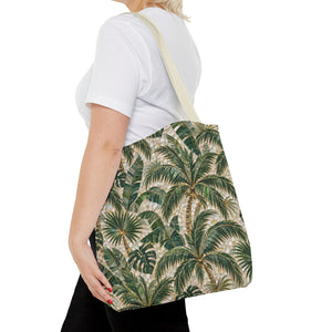 Tropical Palms MosaicTote Bag – Vintage Beach Market Bag