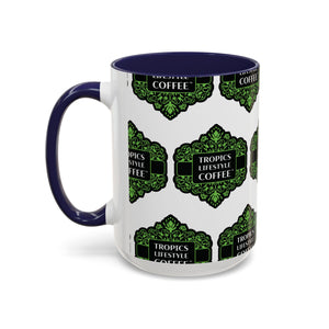 Accent Coffee Mug (11, 15oz), 8 Colors - Tropics Lifestyle Coffee