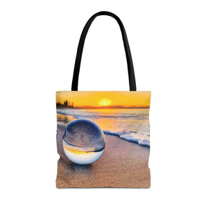 Sunset Beach Crystal Ball Tote