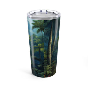 20oz Tropical Glossy Tumbler / Sleeping Parrot Beauty