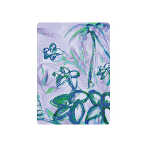 Poker Playing Cards - Tropical Doodles, Lilac
