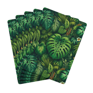 Poker Playing Cards - Rainforest Greenery