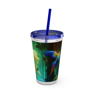 Tropical Tumbler with Straw | 16 oz: Flight School