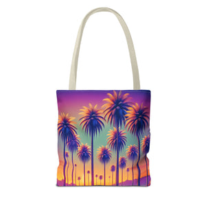 Sunset Palms Tote Bag - 3 Sizes