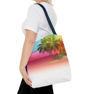 Watercolor Sunset Tote Bag - 3 Sizes