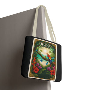 Tote Bag — Parrot Friends at Seashore, TLC Logo